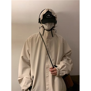 黑武士冲锋衣外套男春秋机能风连帽夹克vintage美式登山服Y48-P65图片