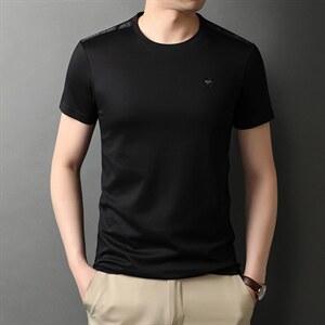 男士短袖t恤夏季男士圆领上衣服半袖体恤潮流休闲男装t桖衫，男装T恤，电商B212（原钱塘6029）