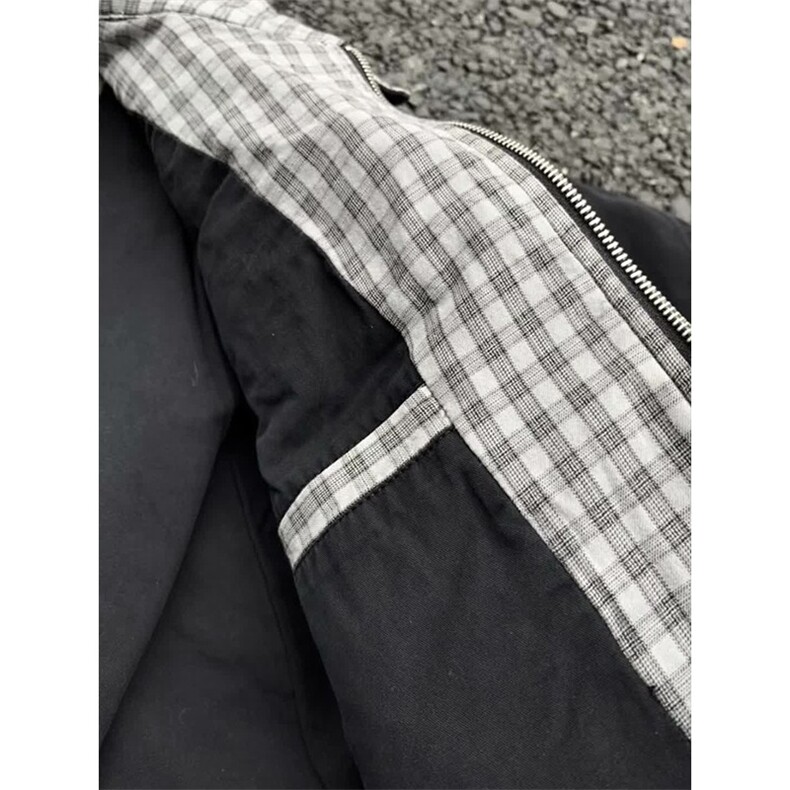 高品质低退货水洗外套男棒球服美式高街工装夹克513AJK2501P77,男装夹克,星座513A