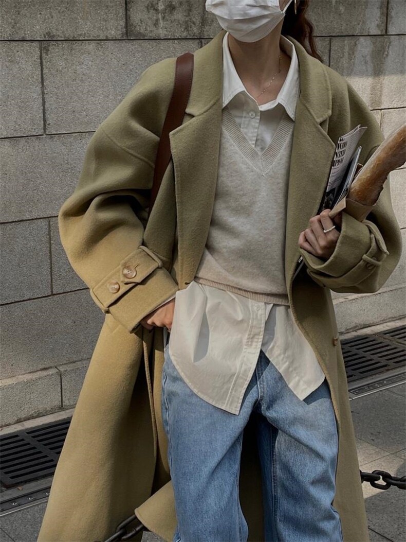 冬季·双面羊绒大衣，其它，hello september