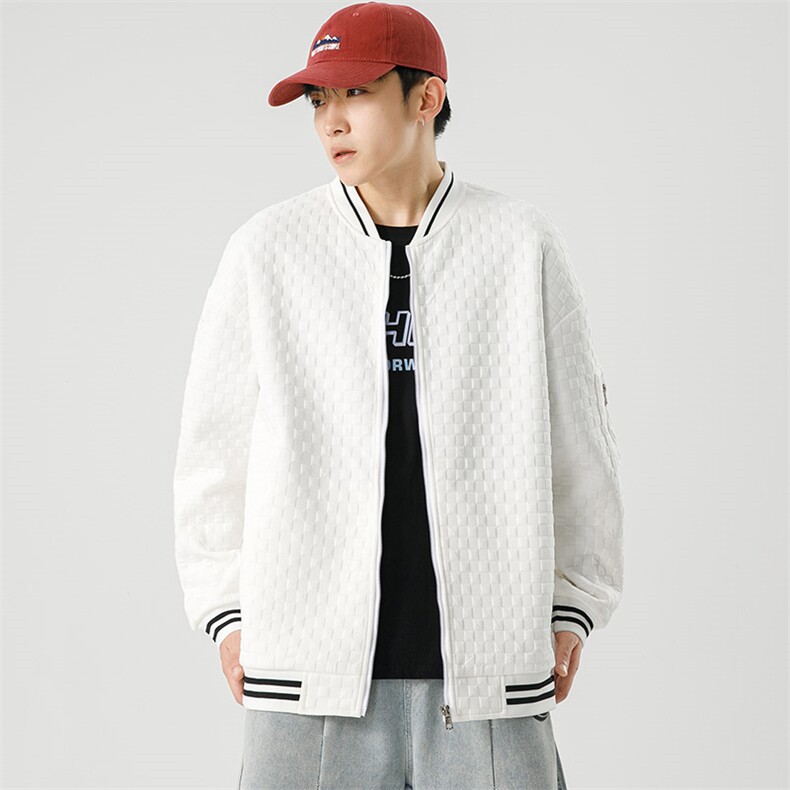 【新品】8857-P58 2026年春季新款开衫圆领卫衣男休闲宽松百搭图片