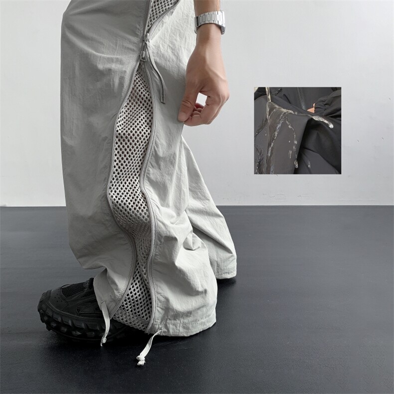 四季两穿 冲锋裤降落伞兵裤休闲裤男高街潮流长裤子G1508/P50控78图片