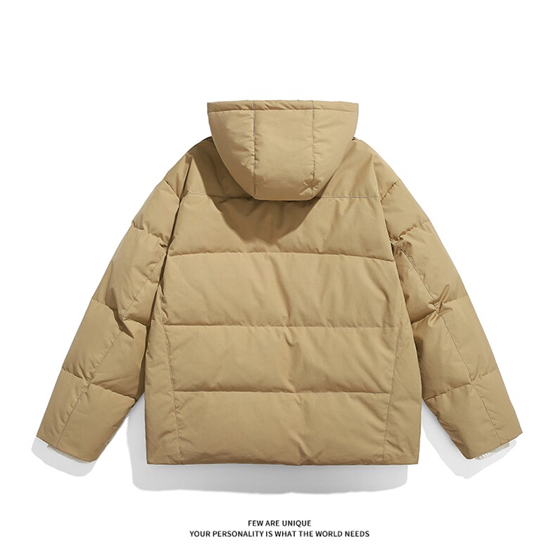 胖胖哥工装羽绒服男冬季2025新款潮牌加厚保暖派克服男生鸭绒外套,男装羽绒服,电商A102