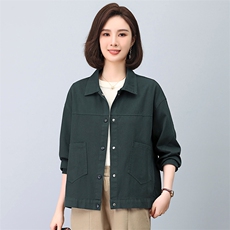 时尚百搭秋季女装短外套宽松显瘦休闲夹克气质女神必备单品，女装短外套，悦见她