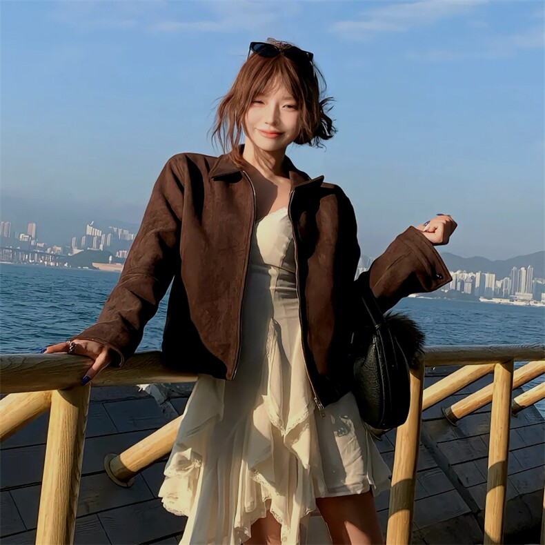 荒野麂皮绒夹克现货W2606P95，男装夹克，电商C313