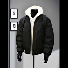 特批35春秋数据飞行夹克教练服双开拉链防水潮牌外套M2527，男装夹克，电商A128