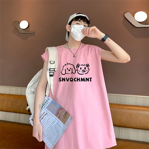 直播抖音得物品质重磅纯棉250克男无袖背心T恤T552P28控39图片