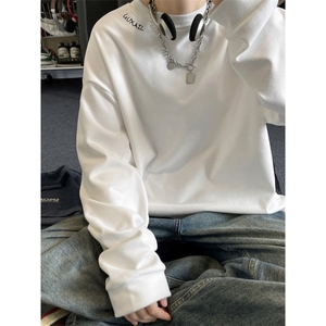 德绒长袖T恤潮流高领内搭高级感宽松打底衫TC1050-P21【特价】图片