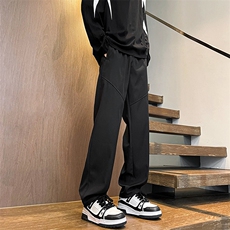 8XL-M户外冲锋裤男款大码防风防水登山机能直筒裤KZ013P50加绒60，男装休闲裤，电商B312