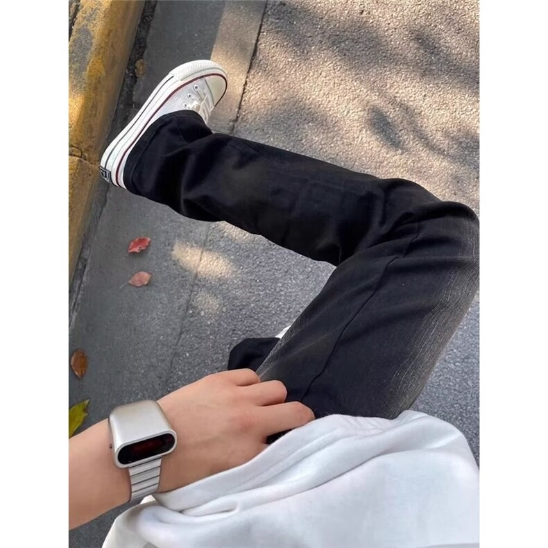微喇牛仔裤男直筒新美式高街长裤513ACK2588加绒P45常规款P37,男装牛仔裤,星座513A