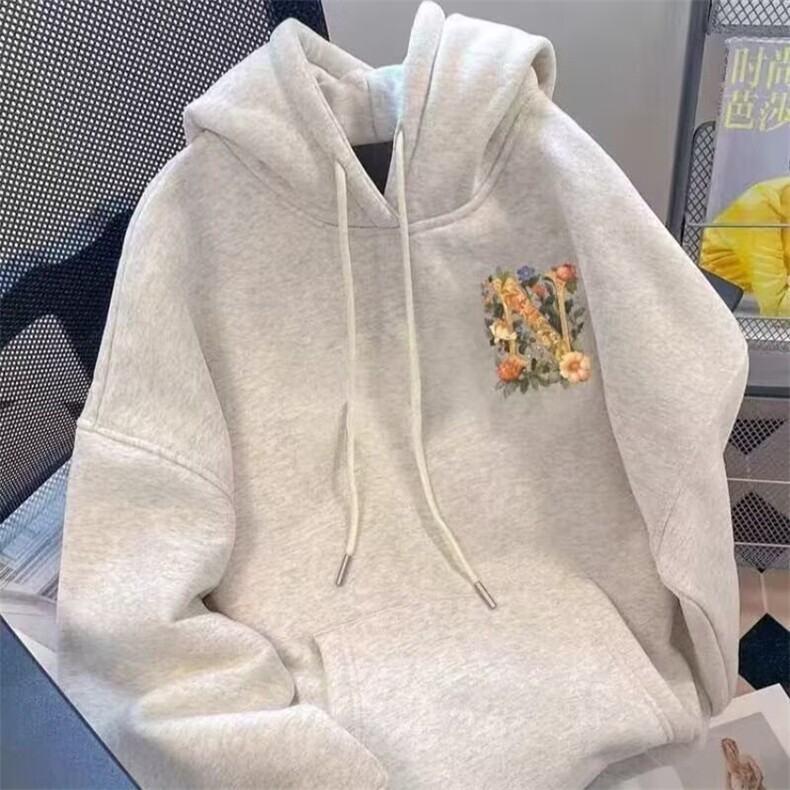 X528-P33卫衣男连帽春秋季2025冬季新款男士美式加厚上衣服,男装卫衣,电商B323A