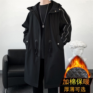 长年大货加绒风衣男中长款大衣男棉衣男F997薄P105加棉P120爆景二图片