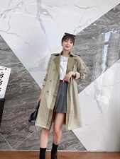 现货秋装新款f风衣，女装风衣，艾涵o