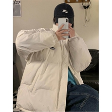 秋冬季立领女宽松显瘦羊羔毛羽绒棉服面包服加厚保暖外套M587，男装棉衣，星座1116A（原606A-3）