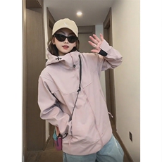 网图高品秋冬男女同款户外机能防风防水连帽软壳冲锋衣A770-P75，男装夹克，星座1505
