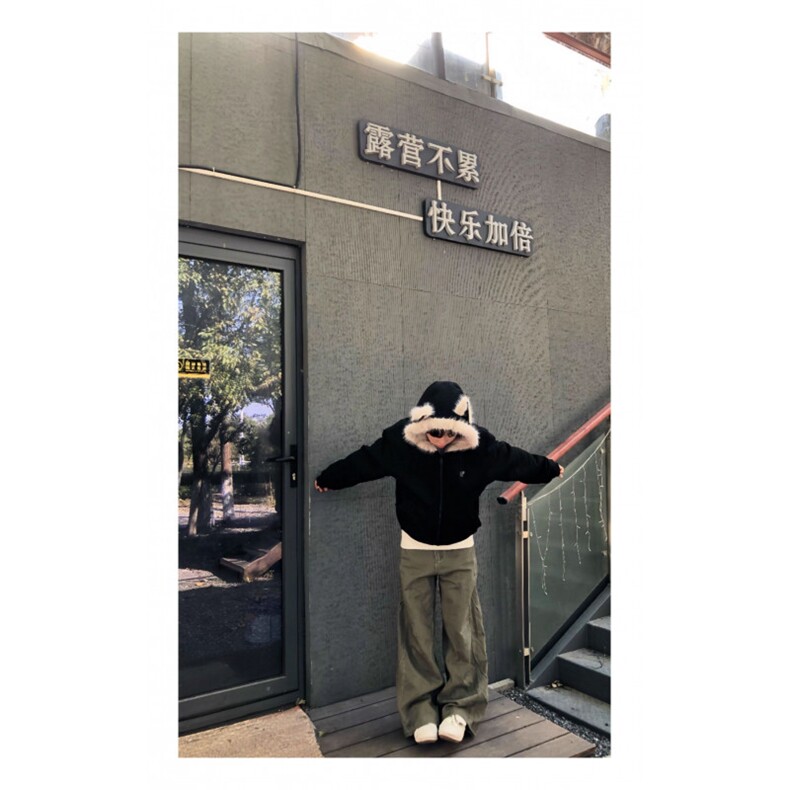 毛领夹棉座山雕猫耳朵外套男女秋冬季加厚情侣装棉衣棉服,男装棉衣,四季星座505