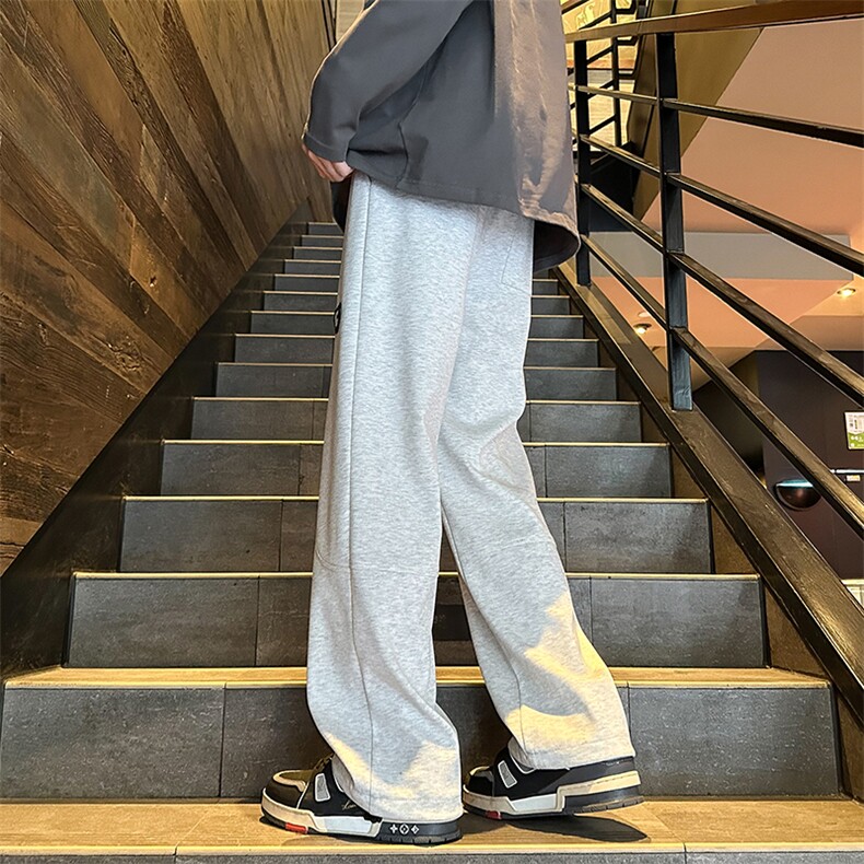 2024春季新款外景大码港风菠萝格直筒卫裤M-5XHK24085-特P35,男装休闲裤,电商A022