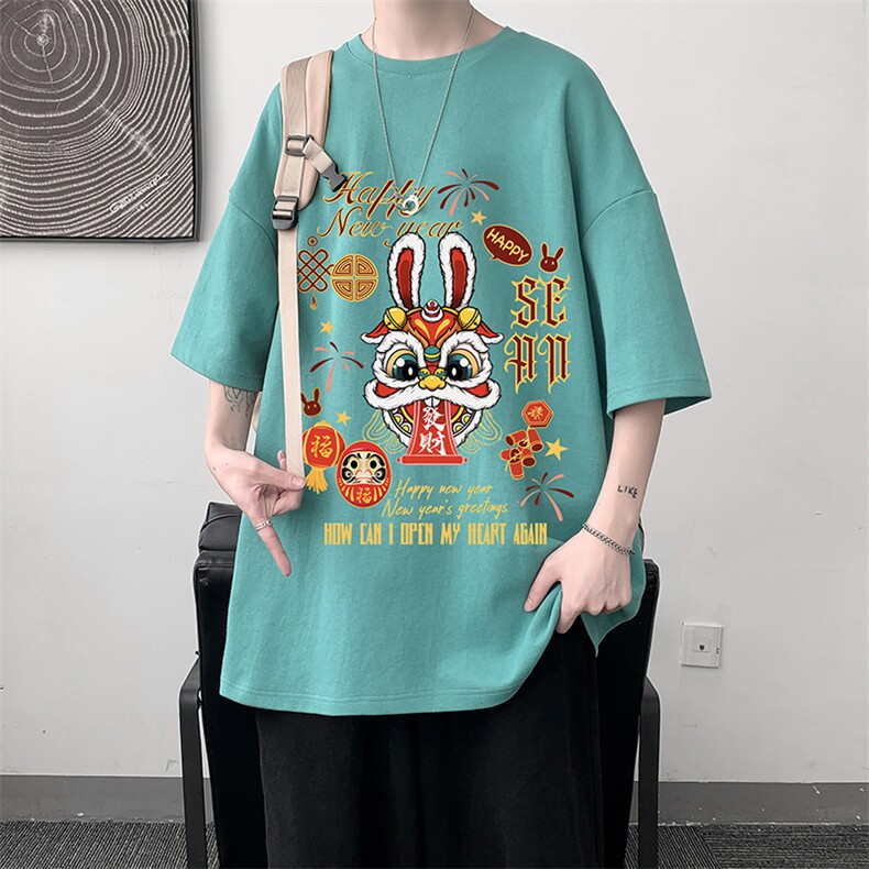 纯棉短袖t恤男大码半袖打底衫宽松体恤衫DX17299-P20大皂风,男装T恤,电商A040