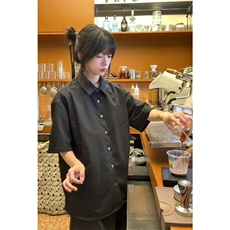短袖黑色美式轻奢气质感衬衫男装2025年新款夏季高级感百搭衬衣潮，男装衬衫，星座1210-1