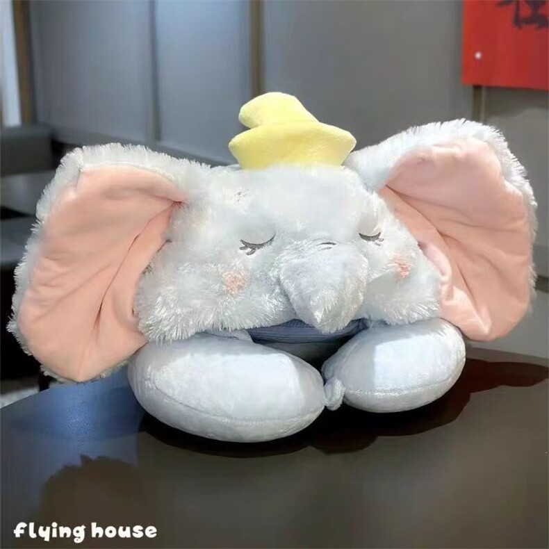小象带帽颈枕，多乐玩具工厂店