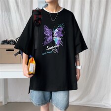 短袖男夏宽松纯棉T恤男百搭港风韩版情侣中性日系潮DT0266P20，男装T恤，星座1016-1（原电商B408-1）