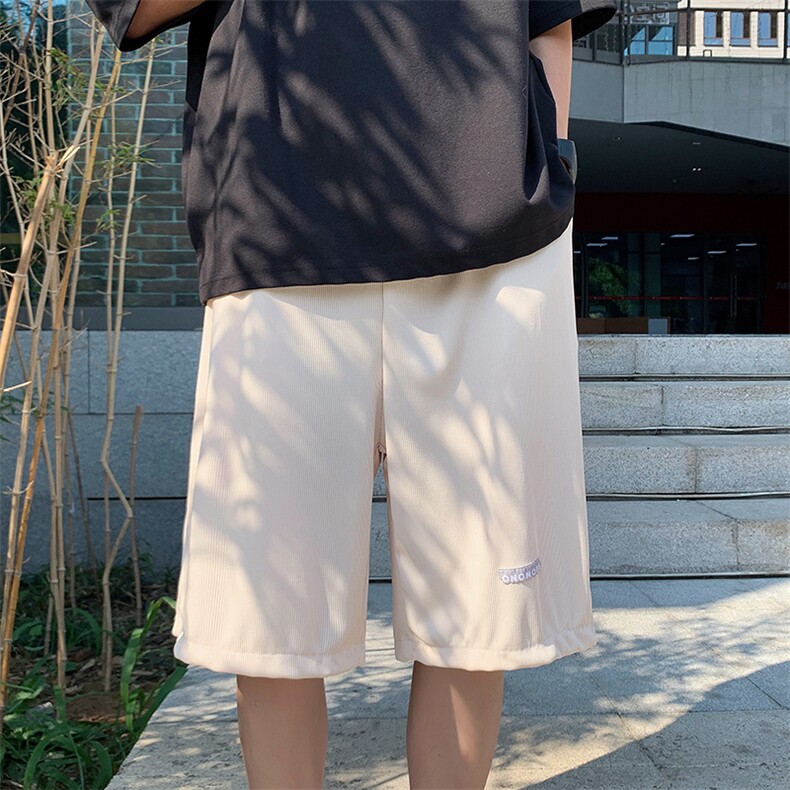 日系短裤夏季薄款运动裤宽松休闲阔腿中裤潮ins五分裤K1054-P25,男装休闲裤,星座512-2