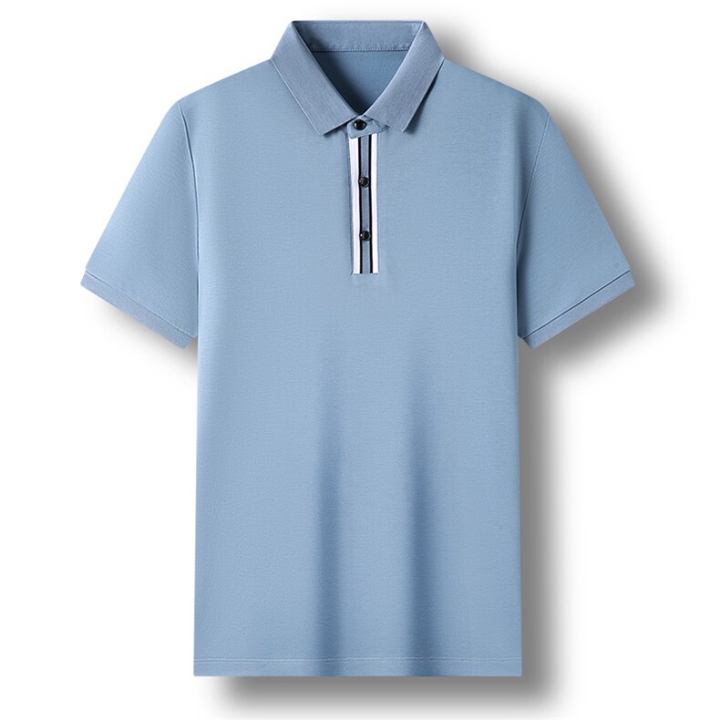 夏季新品休闲百搭宽松潮流翻领透气上衣男士短袖运动服HXF725-P80,男装Polo衫,星座1105-3