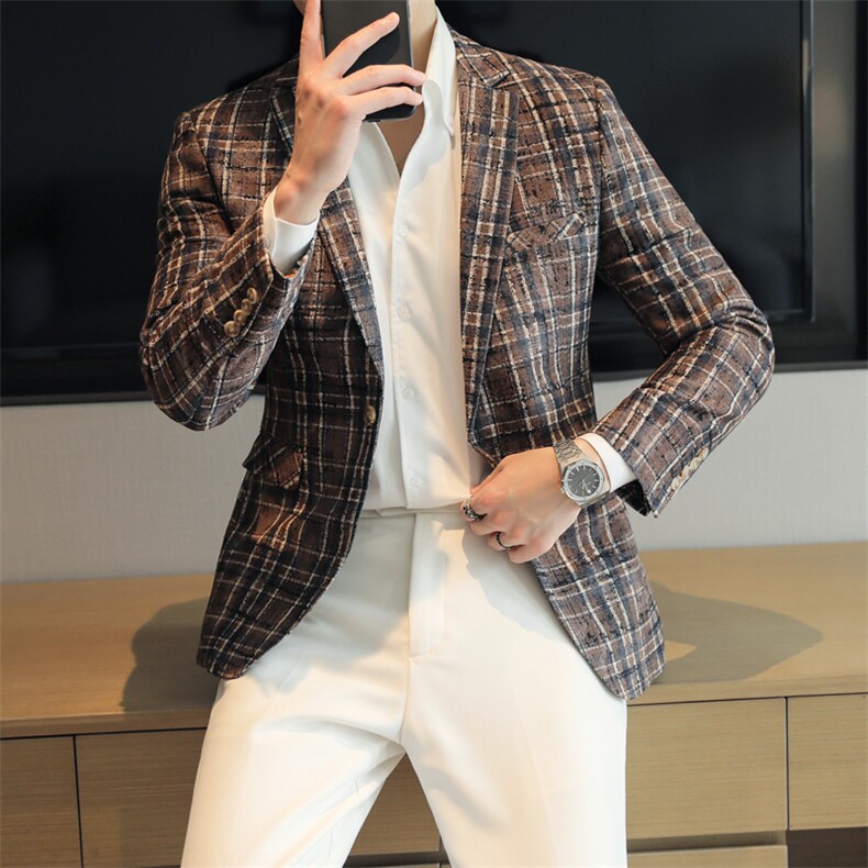 26做货-男士休闲西装修身韩版西服外套上衣DX6956P185,男装西服套装,电商D216