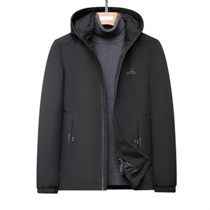 冬装男士羽绒外套新款宽松连帽可卸羽绒棉服保暖上衣GRW111-P260图片