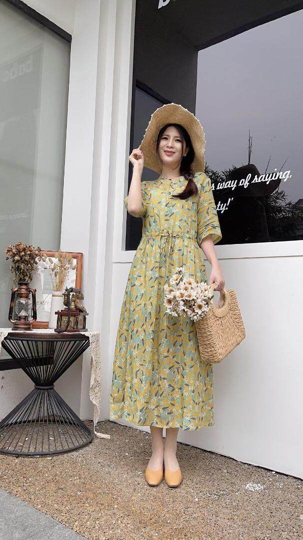 纯苎连衣裙小衫裤子裙子衬衣 时尚风 风淑女风休闲风，女装连衣裙，川哲