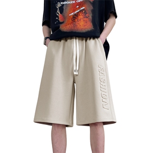 M-8XL 夏季纯棉大码钢印短裤五分裤109-H11-P35图片