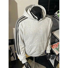 高品质春装新款男女美式高街宽松纯色拼接织带撞色连帽卫衣FM18，男装卫衣，电商A486