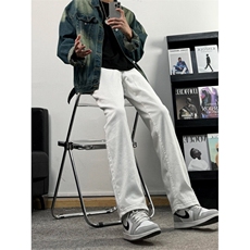 cleanfit弹力纯色修身直筒牛仔裤修身窄版直筒裤显瘦加绒65，男装牛仔裤，星座310A-4