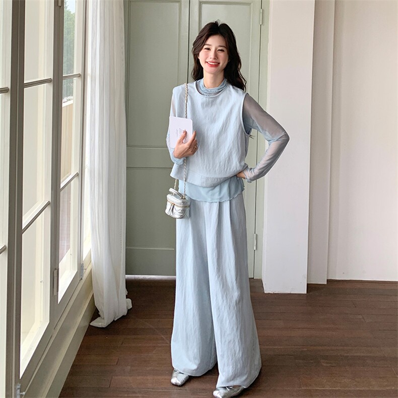 【】2025春季新款纱三件套套装2C037253P175K258,女装套装/套裙,2C037
