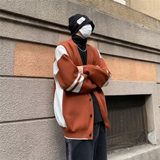 复古着设计小众慵懒风条纹高级感显瘦休闲毛衣男女潮春，男装针织衫/毛衣，星座716-3