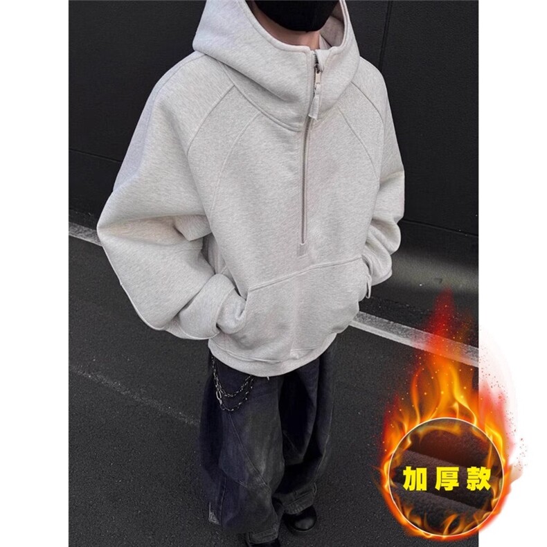 连帽套头短款纯棉卫衣早春秋冬季加绒2025韩版宽松上衣外套Y107R，女装短外套，星座516A