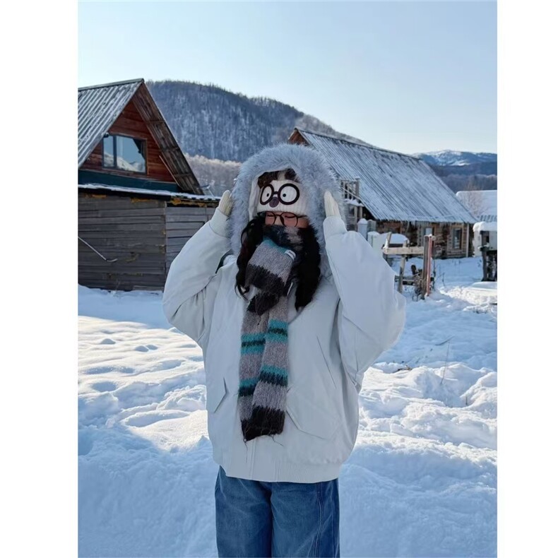 大毛领保暖棉衣ZX57批100，男装棉衣，星座307A