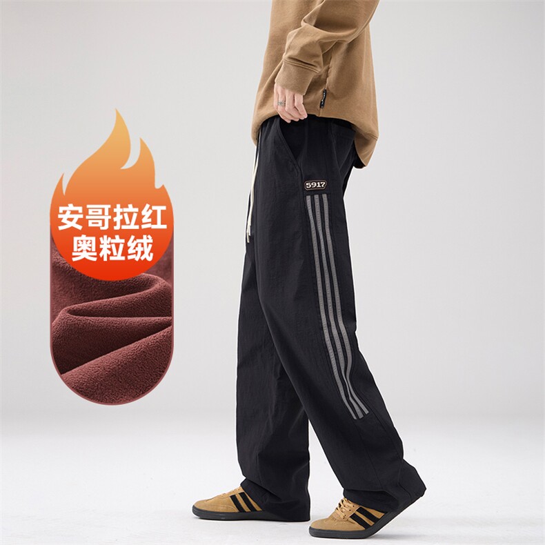 A178DY5032AP65限价79加绒三防面料秋冬季三条杠裤子,男装休闲裤,电商A178