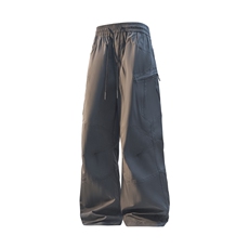 春季新款男女同款直筒运动休闲裤DSA157B-K2503-TP45，男装休闲裤，电商A157B