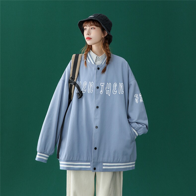 ！秋季潮流宽松休闲百搭夹克情侣棒球服外套--G212P65控88,男装夹克,A247A