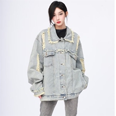 JK8920-P55cleanfit牛仔外套男女春秋款痞帅炸街穿搭复古，男装工装外套，电商B323A