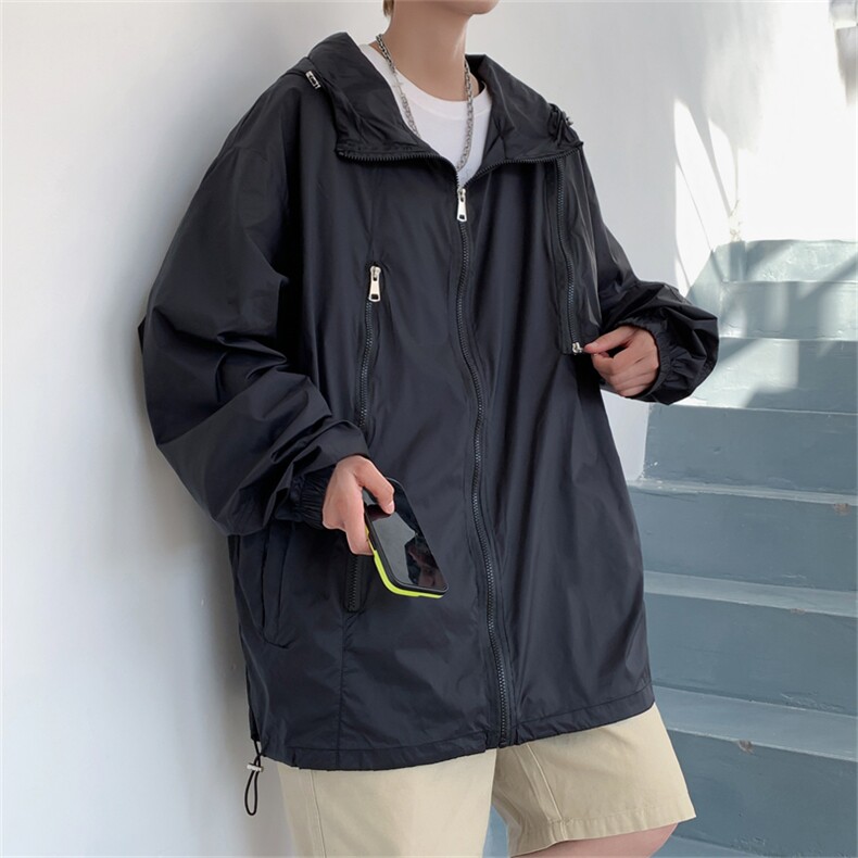 F8079/P65防晒指数UPF50+有报告防紫外线防晒服男外套防晒衣,男装防晒衣,电商A141