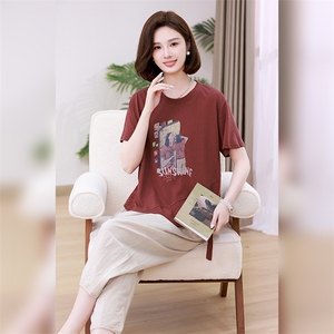 时尚休闲女装套装 宽松显瘦两件套 舒适百搭日常穿搭图片