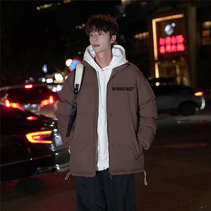 抖音品质 秋冬保暖冲锋立领棉服宽松加厚外套JK23545特批65控108图片