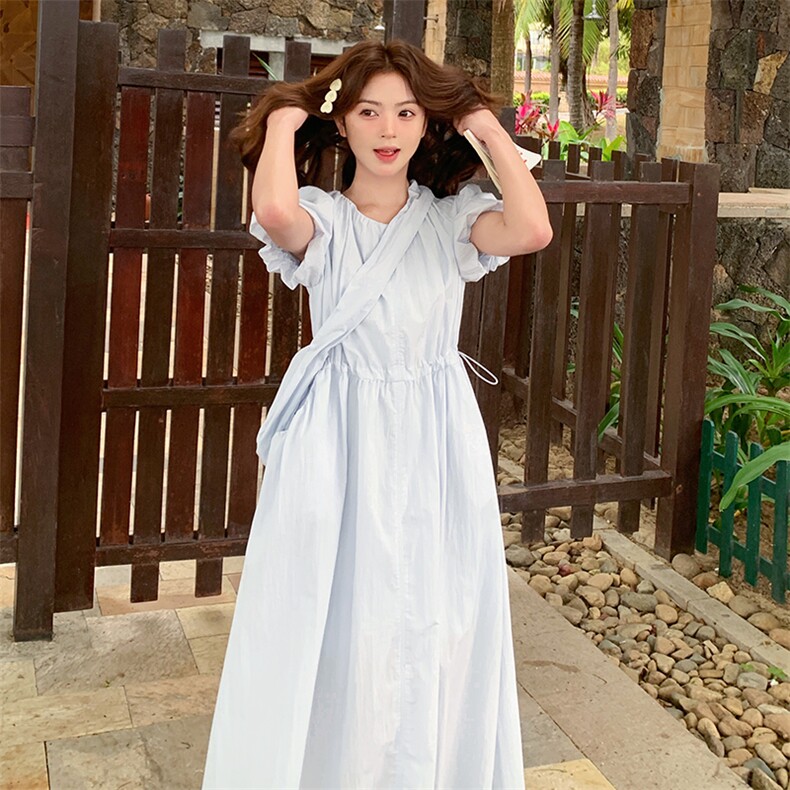 主推现货2025夏季配包包连衣裙C022-9125-P135-K198,女装连衣裙,2C022