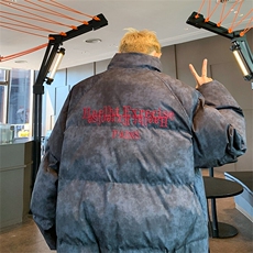 M2402-P118主推款大差价脏脏染羽绒棉衣支持全平台大差价，男装棉衣，星座307A