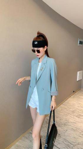 【现货】七分袖韩版气质显瘦休闲西装，女装西装，名怡