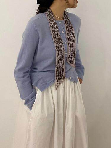 春天白色半裙真的巨百搭的～，女装半身裙，LUCY