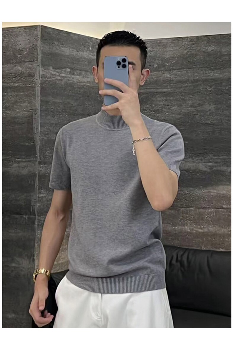 秋季「软糯细腻触感」型男合身针织衫毛衣通勤内搭B1112/P38降,男装针织衫/毛衣,电商A243