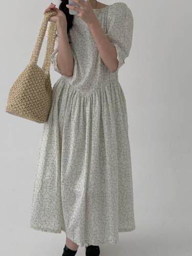 碎花连衣裙，女装连衣裙，Fueeh